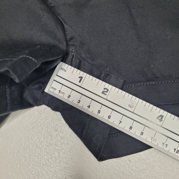 Vintage y2k Volcom black low rise short shorts skater girl size 5 - Picture 6 of 7